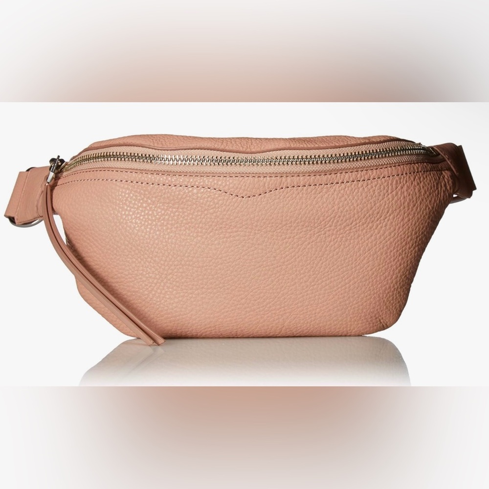 Rebecca Minkoff Pink Leather Belt Bag Color Doe